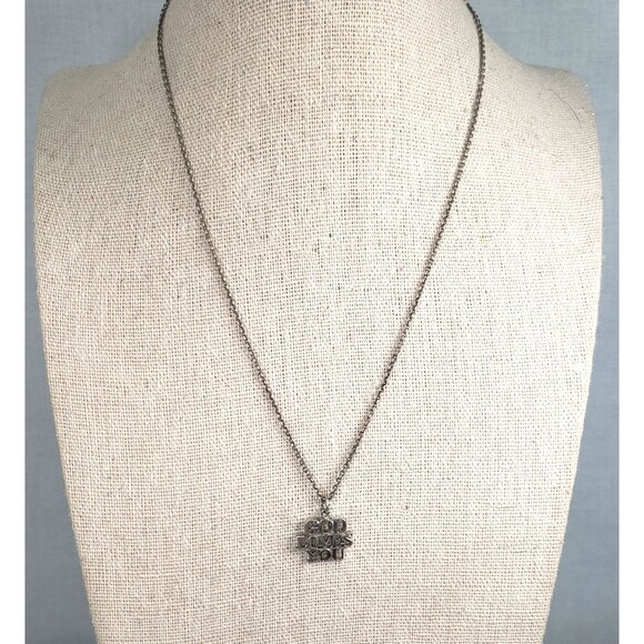 Tiffany & Co 925 Sterling Silver GOD LOVES YOU Pendant Necklace Vintage 1970 - Picture 16 of 16